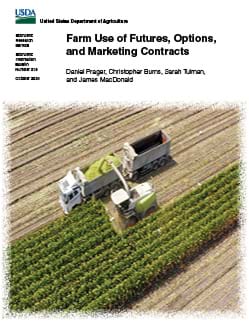 This is the cover image for the Farm Use of Futures, Options, and Marketing Contracts report.
